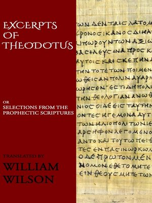 Excerpts of Theodotus - ebook